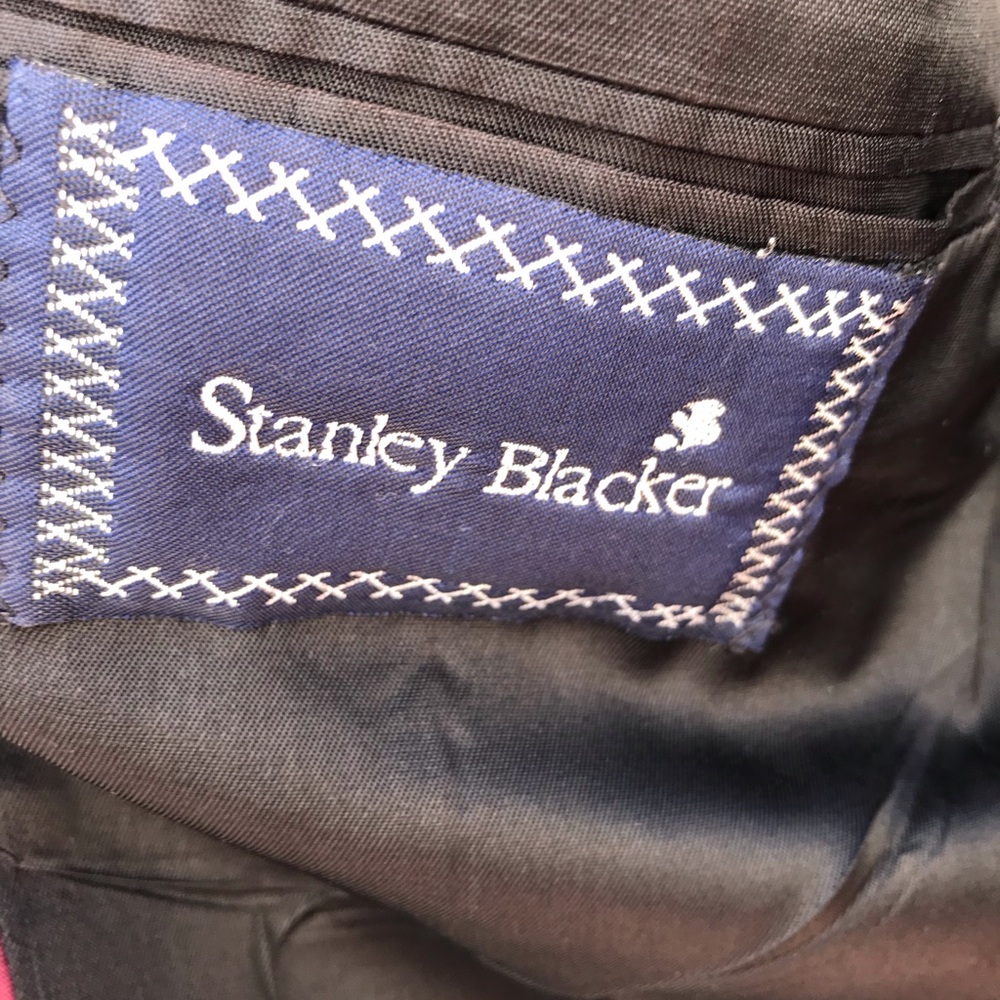 Stanley Blacker Checkered Blazer - image 3